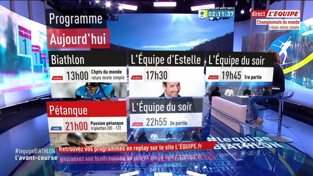 Biathlon - Replay : Relais mixte simple des Championnats du monde 2021 - L'avant-course