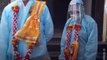 Couple Takes Wedding Pheras Wearing PPE Kits After Groom Tests Covid Positive