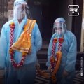 Couple Takes Wedding Pheras Wearing PPE Kits After Groom Tests Covid Positive