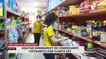 SJM: minimarket continuará abierto pese a ser asaltado hasta cuatro veces en pandemia