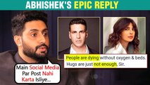Abhishek Bachchan Criticized For Not Helping Public In Covid Times | Hits Back At Troll In A Polite Way