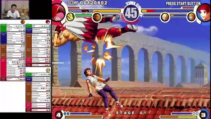 (PS2) King of Fighter XI - 27 - Team 'Birds' - Lv 8 ... birbs got shot down :(