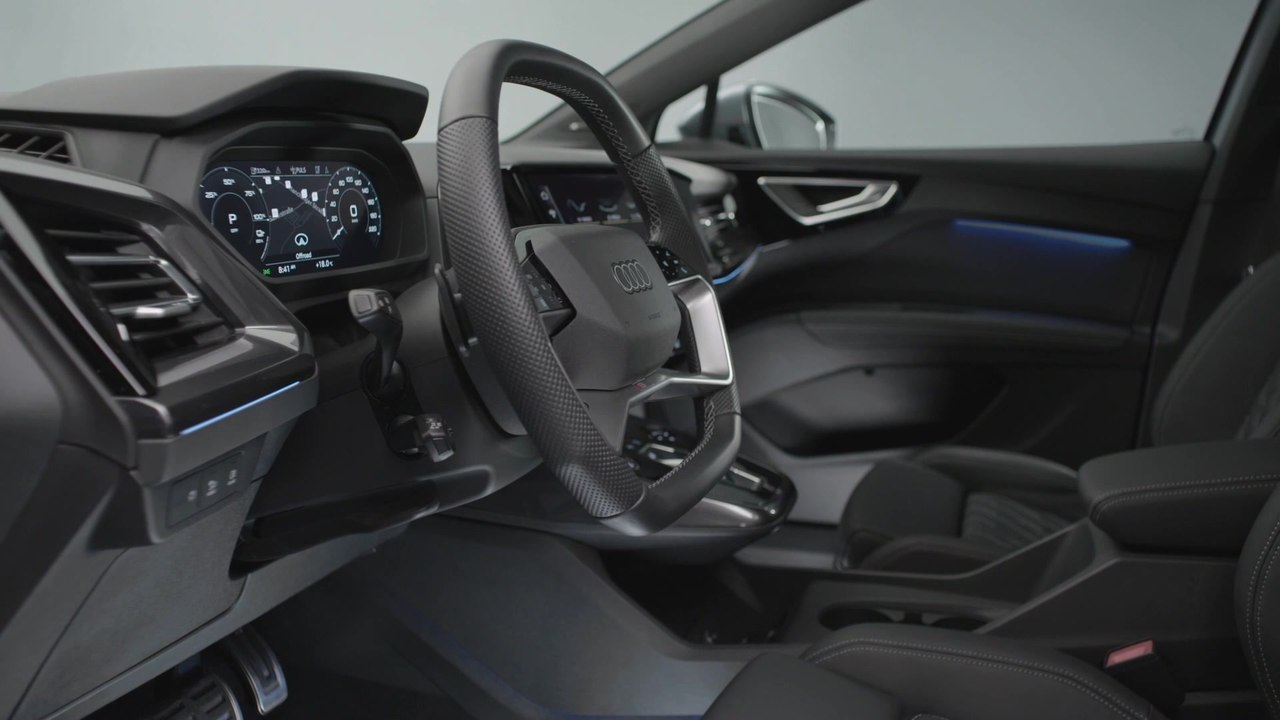 Der Audi Q4 etron und der Q4 Sportback etron Interieurdesign und