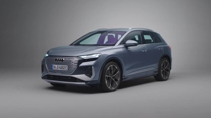 Audi Q4 e-tron Exterior Design in the studio