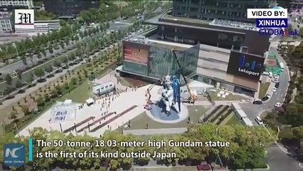 Life-size Gundam statue unveiled in Shanghai