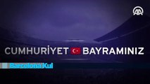 Barcelona Cumhuriyet Bayramı'nı böyle kutladı