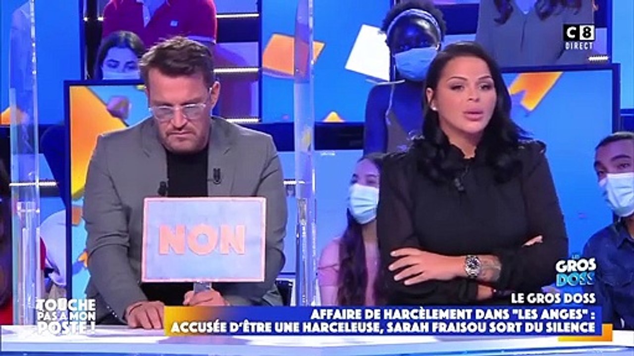 Accusée de harcèlement dans "Les Anges", Sarah Fraisou fond en en larmes en direct dans TPMP: "Je vais m'ouvrir les veines"