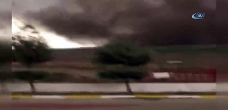 Adana'da dev hortum korkuttu