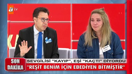 Aranan Reşit Baş'ın eşi canlı yayında...