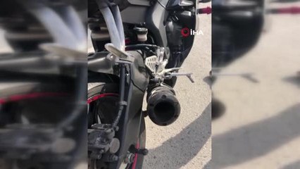 Gürültüye neden olan egzozu takanlar trafikten men ediliyor