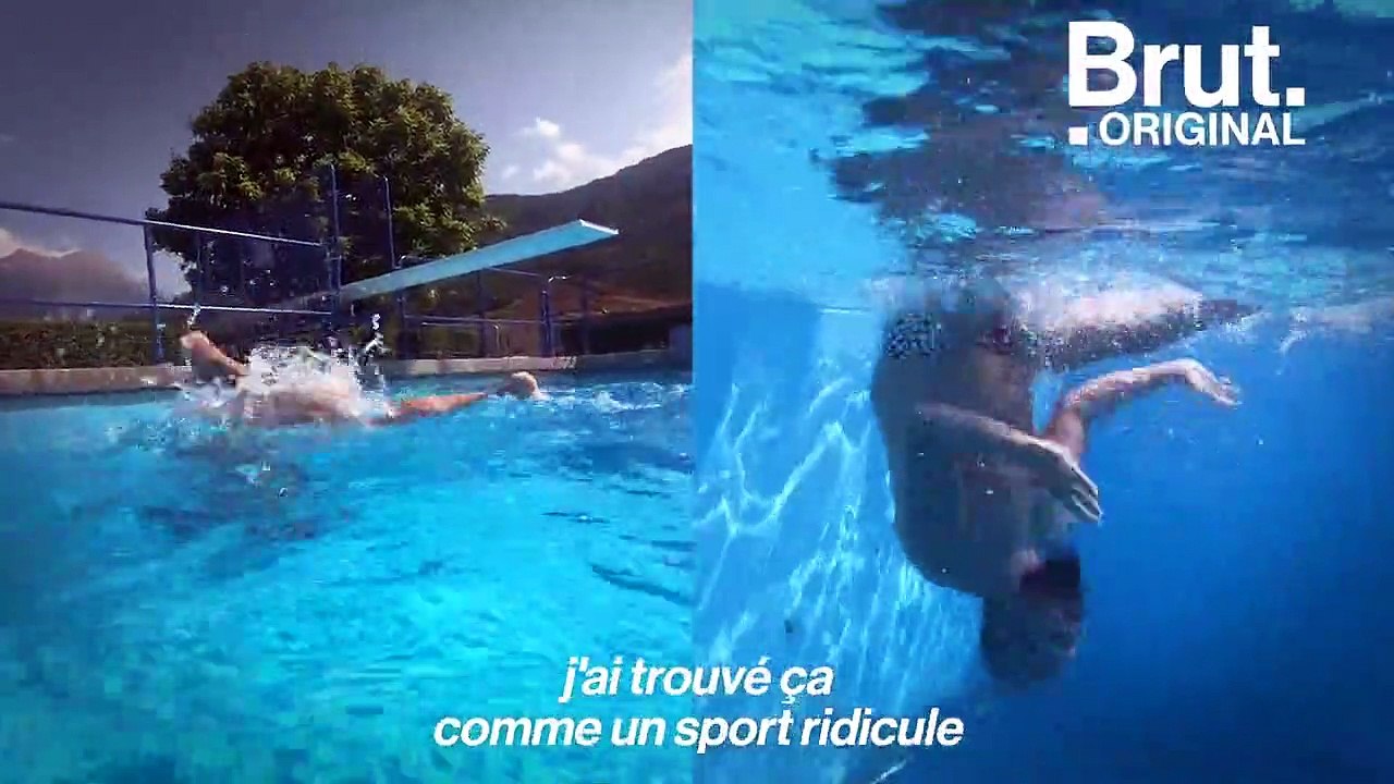 Ancien militaire, il raconte sa passion pour la natation synchronisée