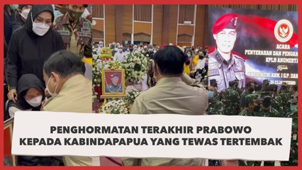 Suasana Haru Penghormatan Terakhir Prabowo kepada Kabinda Papua yang Tewas Tertembak