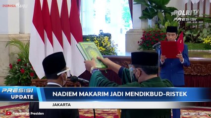Pelantikan Menteri Kabinet Indonesia Maju oleh Presiden