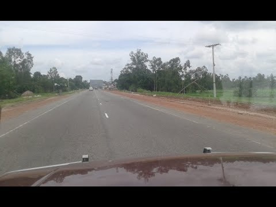 There is no traffic jam at Dhaka-Tangail highway