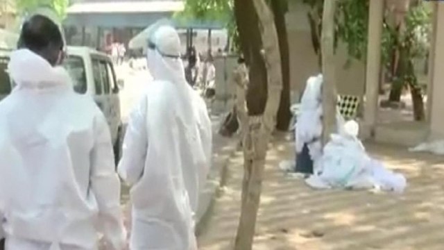 People leaving PPE kit at cremation house after funeral!