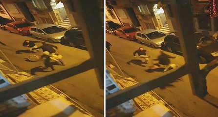 Turist dehşeti! Önce davulu bıçakladı sonra kovaladı