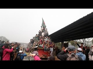 আখেরি মোনাজাতে মানুষের ঢল | Human shield in Akheri Munajate