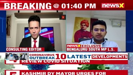 BJYM Doctor Helpline Launched Tejasvi Surya Exclusive On NewsX NewsX