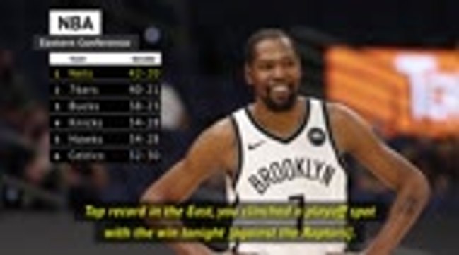 Nets eye 'bigger things' after clinching playoff berth