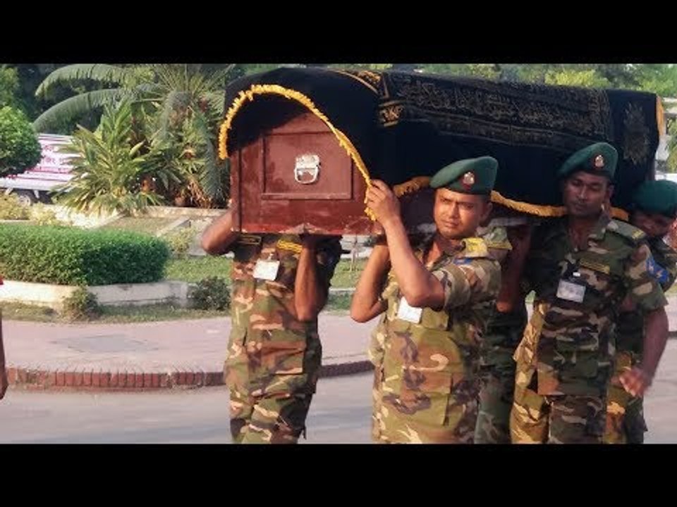 নিহতদের কফিন আর্মি স্টেডিয়ামে | Dead body Coffins at Army Stadium