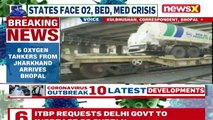 6 Oxygen Tankers From Jharkhand Arrive In Bhopal NewsX