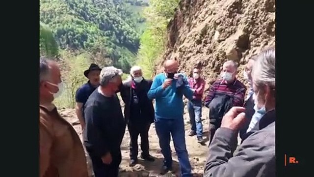 İkizdere de CHP'li milletvekilleri de nöbette