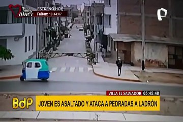 VES: cámara de seguridad registra violento asalto con arma de fuego