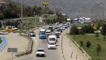 KIRIKKALE'DE KISITLAMA ÖNCESİ TRAFİKTE YOĞUNLUK