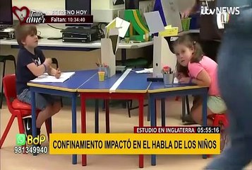 Inglaterra: confinamiento afectó desarrollo del habla en los niños, según estudio