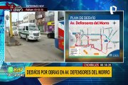 Chorrillos: se realizan desvíos por obras en la avenida “Defensores del Morro”