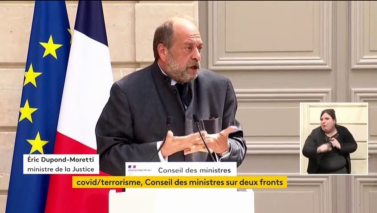 Interpellations d'anciens membres des Brigades rouges : "Je n'ai strictement aucun état d'âme", assure Eric Dupond-Moretti
