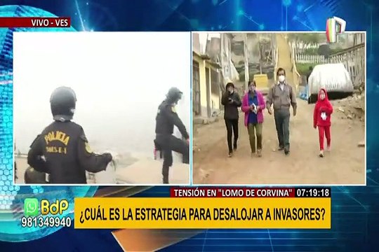 EXCLUSIVO | Lomo de Corvina: reportero de BDP vive con los invasores violento desalojo