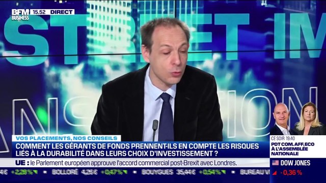 Gilles Petit (journaliste indépendant) : Comment les gérants de fonds prennent-ils en compte les risques liés à la durabilité dans leurs choix d'investissement ? - 28/04