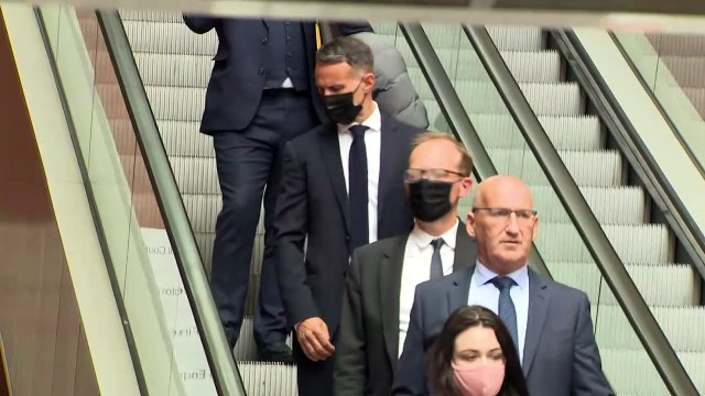 Ryan Giggs departs Manchester Magistrates’ Court