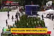 “Patada voladora” impide que un conductor atropelle a una multitud en Albania