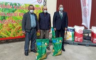 Bafra Ovası'nda çiftçilere tohum desteği