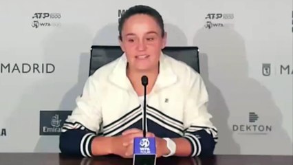 WTA - Madrid 2021 - Ashleigh Barty : "It’s been a long time since I came back to Madrid"