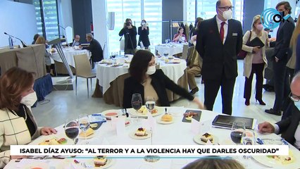 Ayuso: «En esta campaña hay más crispación porque se presenta Iglesias»