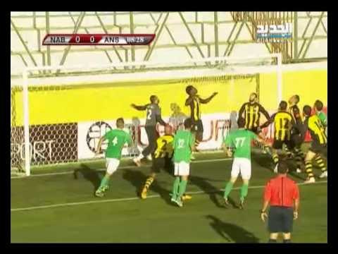 ركلة جزاء غير محتسبة للانصار امام النبي شيت