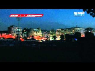 اهداف مباراة الانصار وشباب الساحل ولحظة انقطاع الكهرباء عن الملعب