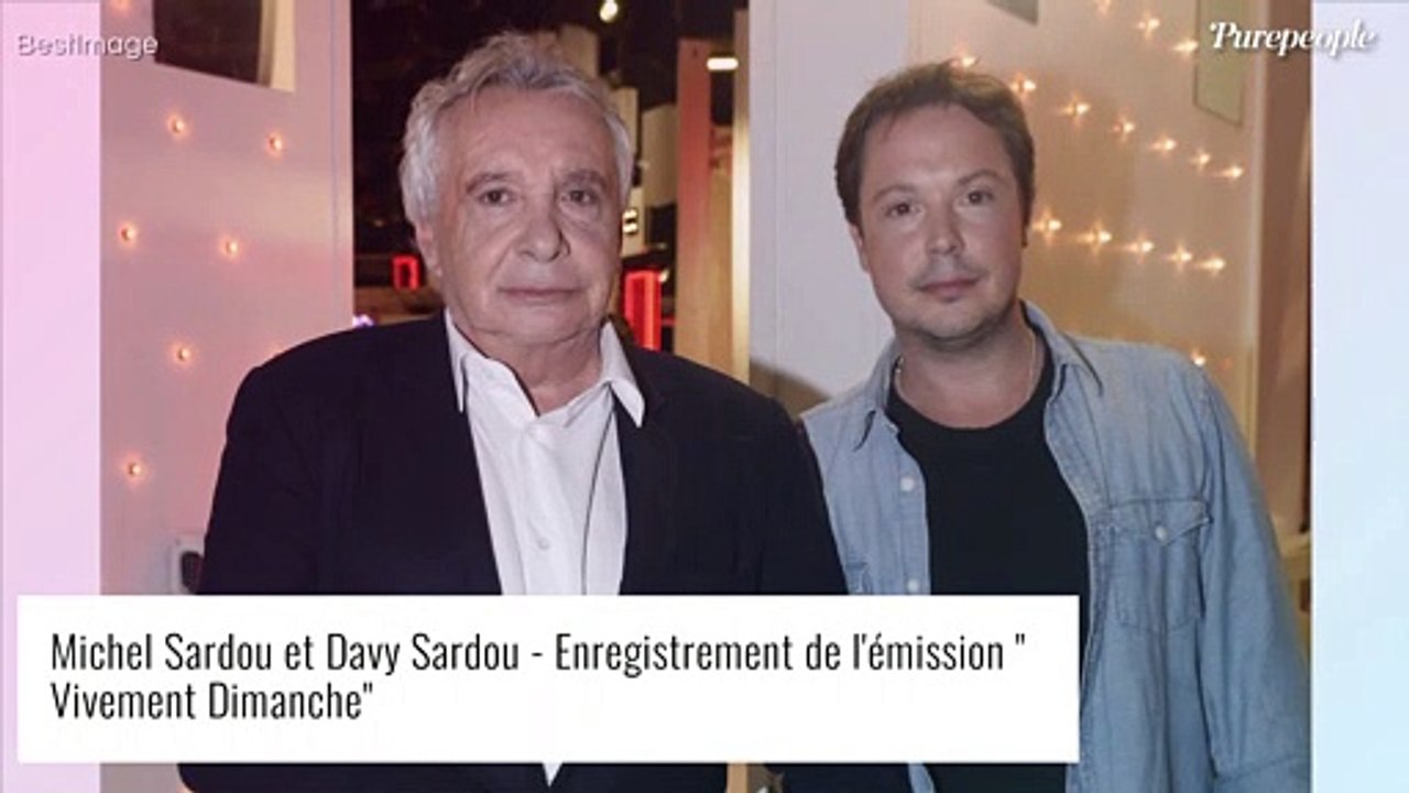 Michel Sardou : Le petit tacle de son fils Davy qui fait de franches confidences