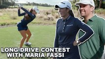 Trying To Outdrive Maria Fassi, One Of The Longest Hitters On The LPGA Tour