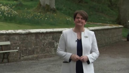 Arlene Foster confirms her decision to step down as leader of the DUP and Northern Ireland's First Minister