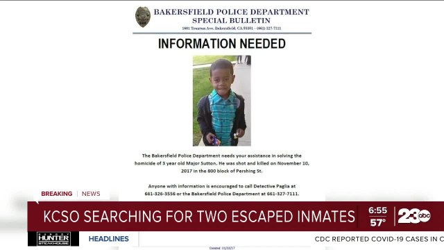 Two inmates escape Lerdo Detention Facility