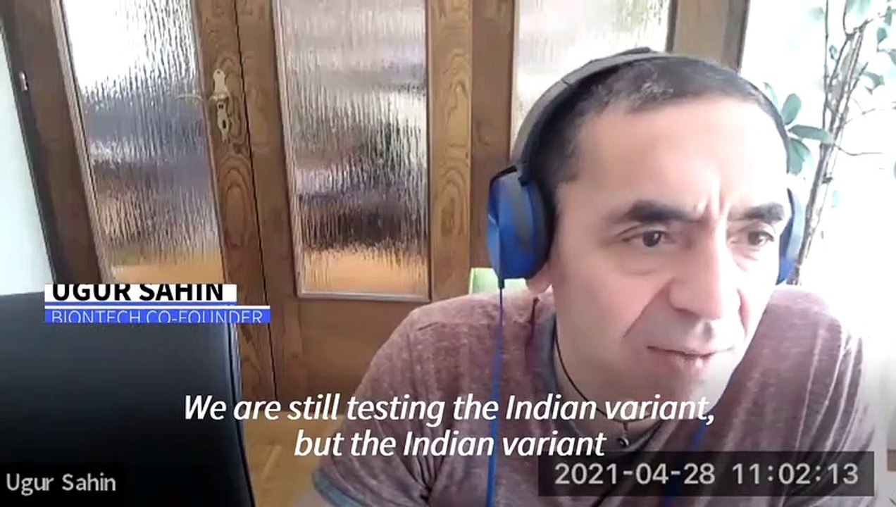 BioNTech co-founder 'confident' vaccine works against Indian variant