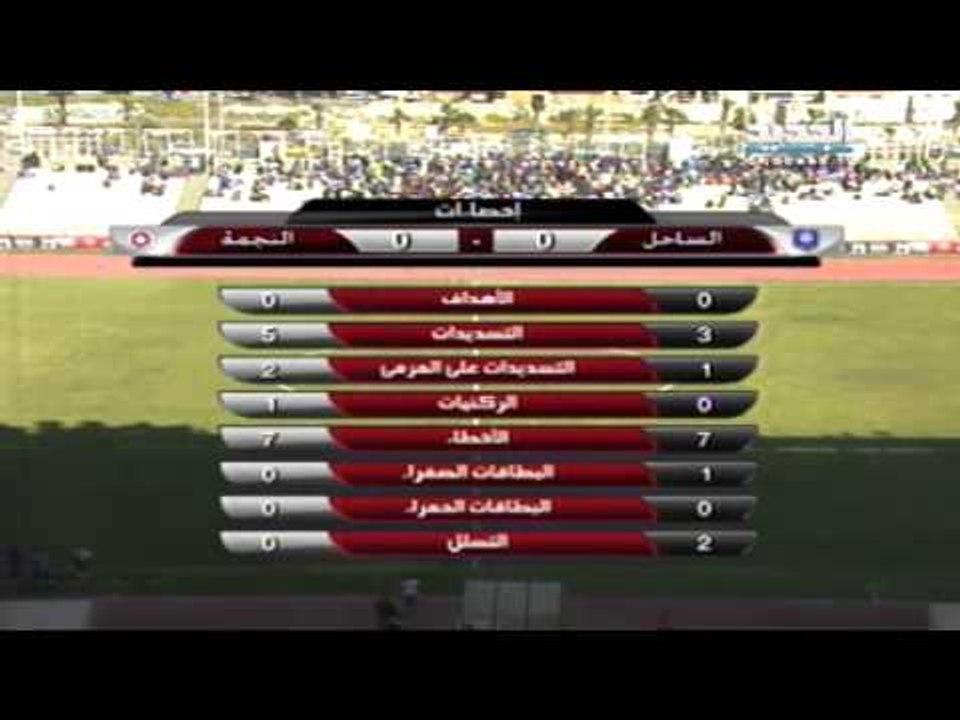 مباراة النجمة وشباب الساحل - نصف نهائي كأس لبنان