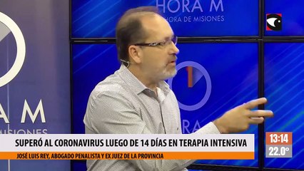 Superó al coronavirus luego de 14 días en terapia intensiva
