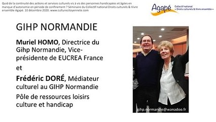 Gihp Normandie, intervention à la rencontre du Collectif Agape, 10/12/2020