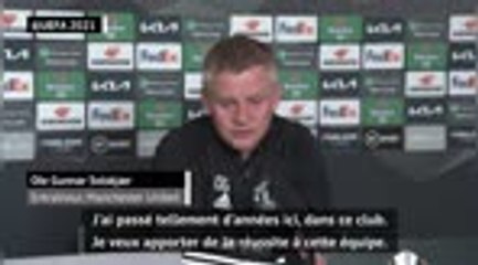 Solskjær : "Je rêve de soulever un trophée avec Man United"