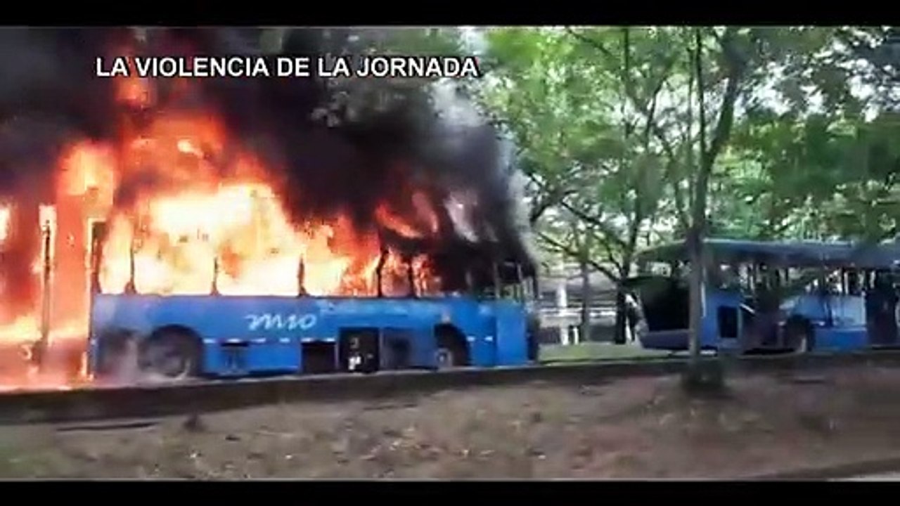 La violencia de la jornada del paro nacional